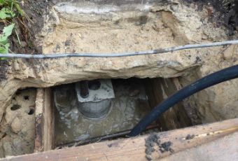 Blick in eine Montagegrube