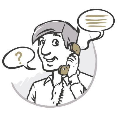 Telefongespräch mit JAKON-Spezialisten