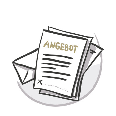 Verbindliches schriftliches Angebot