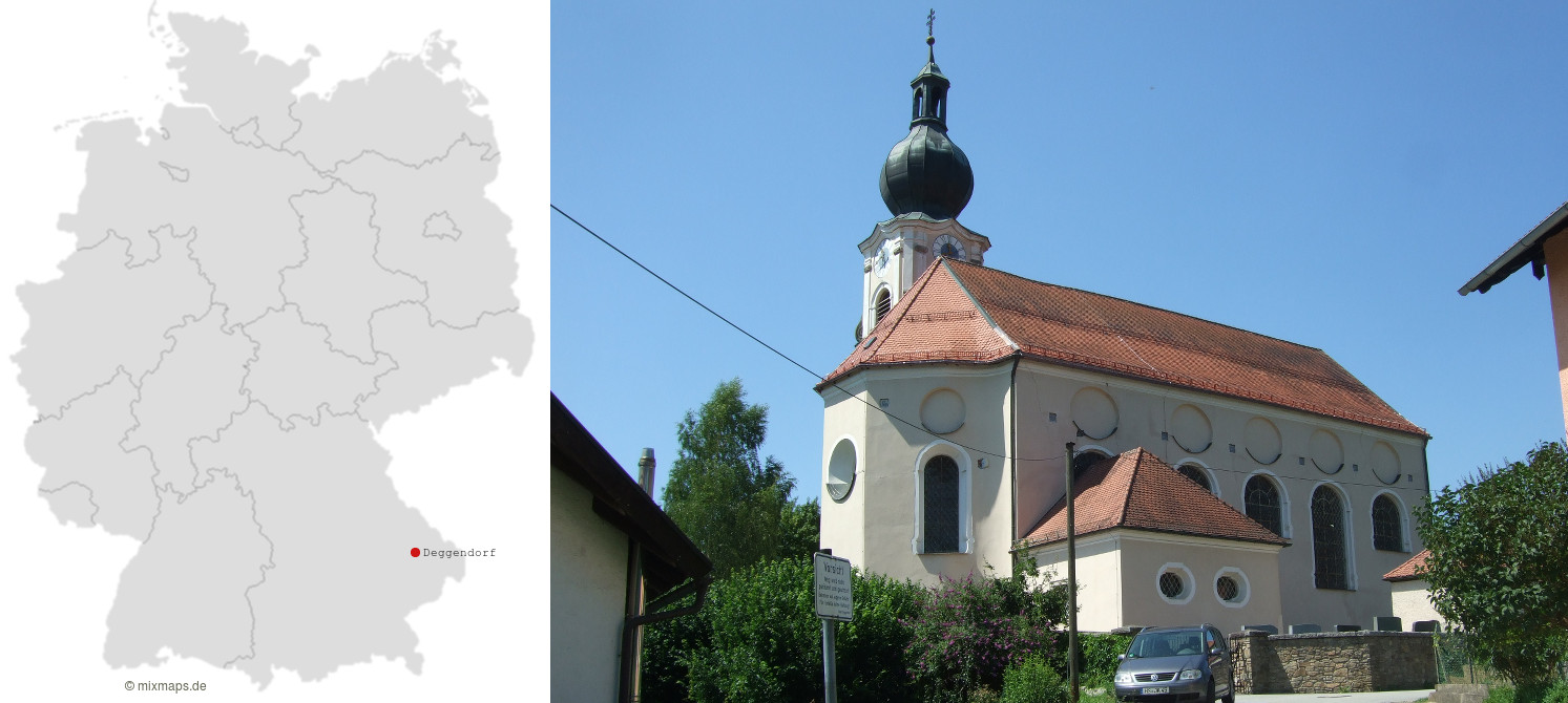 Massive Setzungsschäden an der Kirche St. Stephan in Deggendorf OT Seebach